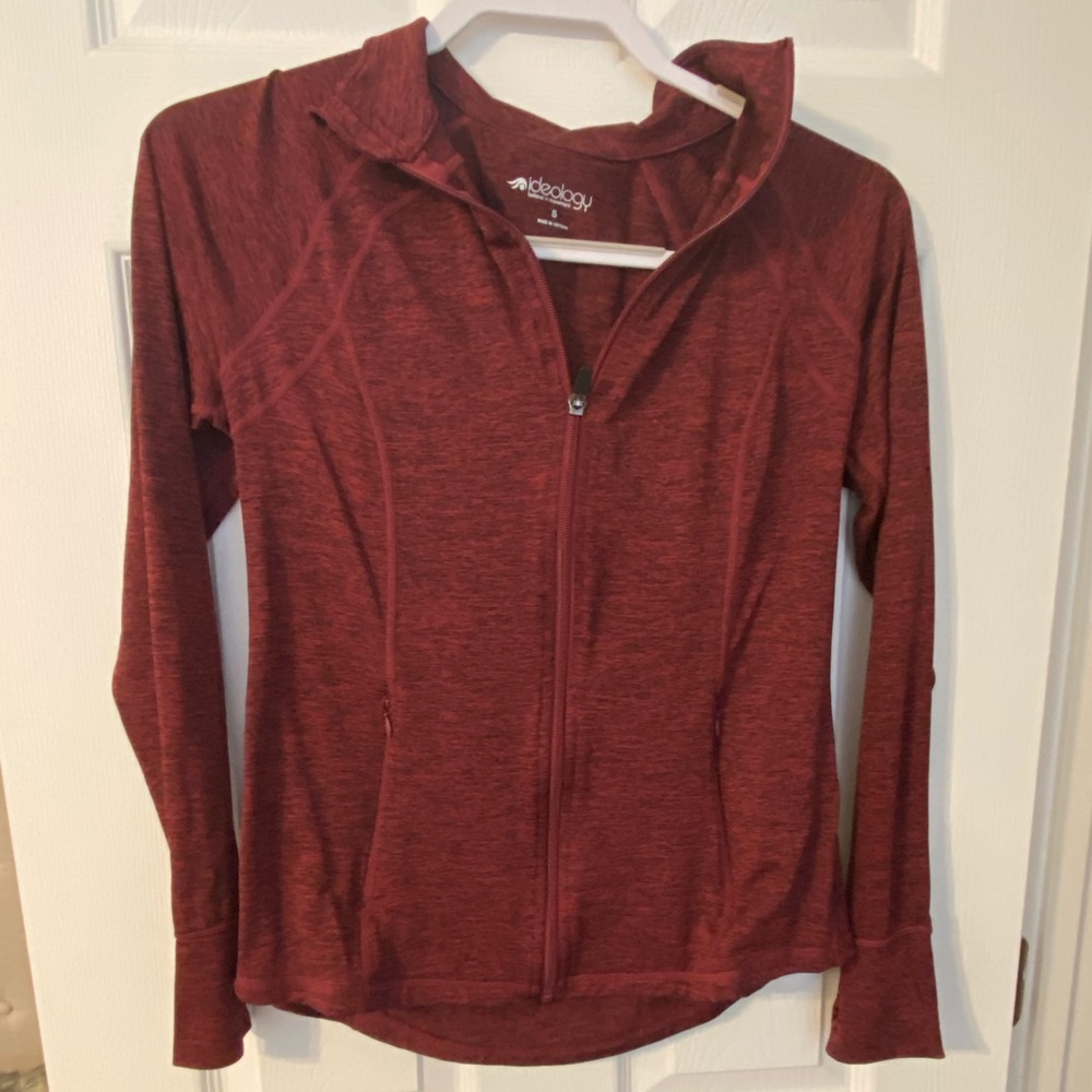 Maroon active jacket